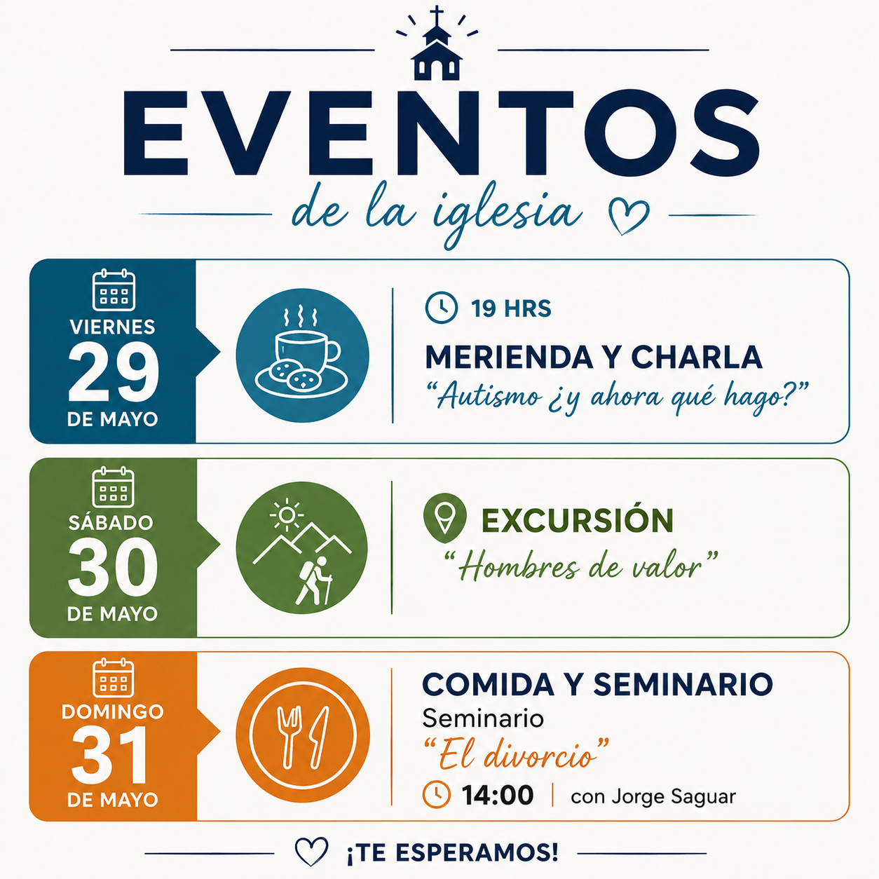 Eventos de fin de semana